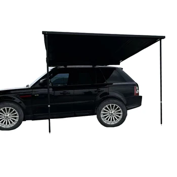Geri çekilebilir Alüminyum Alaşım Kabuk 2.5 M 4WD Off-road Camper Su Geçirmez araba çadırı 420D Oxford 4x4 Yan Tente Kamp İçin