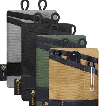 Çok fonksiyonlu EDC saklama çantası Açık taşınabilir alet çantası Taktik Bıçak Katlanabilir Kredi kart klibi Cüzdan Asılı Bel Çantaları