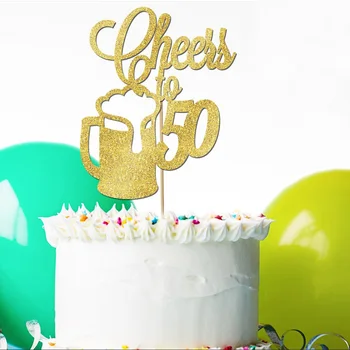 Şerefe 30 yıl, 30 yıl mutlu doğum günü partisi, 30th doğum günü centerpiece, 40th doğum günü pastası topper, Şerefe ve bira 50th