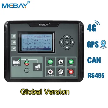 Mebay 4G (GSM/Ethernet) GPS Jeneratör Kontrol Modülü Denetleyici DC50CR-G4G Centralita De Kontrol