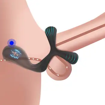 Prostat masaj aleti Makinesi Anal seks tıkacı Göt Oyuncakları Anal Plug Penis Halkası Vibratör Erkekler için prostat masaj aleti Masturbator