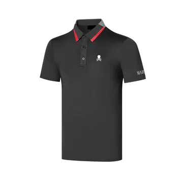 Golf kısa kollu t-Shirt Spor Eğlence Açık Mondayfolw erkek Ceket Yüksek Kaliteli Önlemek Topu Polyester Kumaş Golf Gömlek