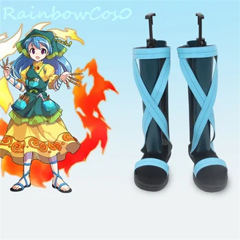 Haniyasushin Keiki Touhou Projesi Cosplay Ayakkabı Çizme Oyunu Anime Parti Cadılar Bayramı Noel RainbowCos0 W3320